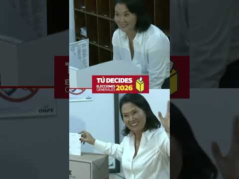 Así fue votación de KEIKO FUJIMORI | #trome #elecciones2026 #noticias #perú