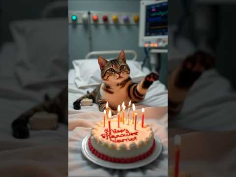 happy birthday and Gett well soon boys #cats #cute #cake