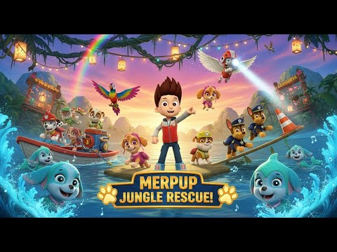 PAW Patrol & Merpups Mega Jungle Adventure 🌊🎶  Melody Waves & Festival Rescue Compilation!