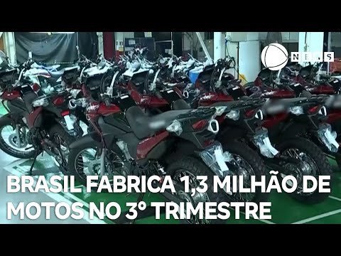 Especialista explica aumento na fabricação de motos no Brasil