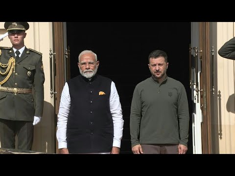 Visita histórica de Narendra Modi a Ucrania en respaldo a esfuerzos de paz con Rusia | AFP