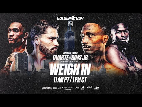 Oscar “La Migraña” Duarte vs. Kenneth “Bossman” Sims Jr. | WEIGH-IN