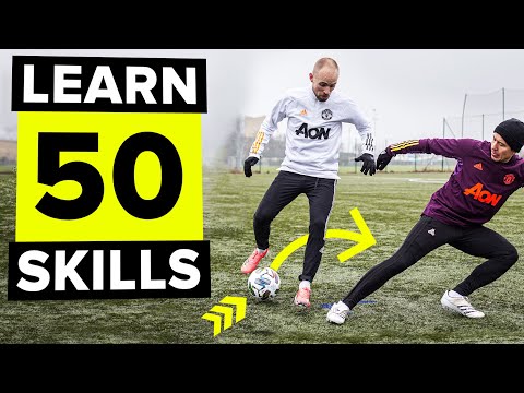 50 EASY to DIFFICULT football skills in 5 minutes