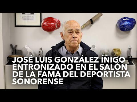 Honran a José Luis González Íñigo en el Salón de la Fama del Deportista Sonorense