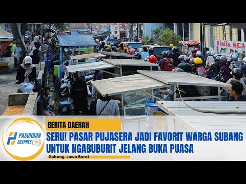 Seru! Pasar Pujasera Jadi Favorit Warga Subang untuk Ngabuburit Jelang Buka Puasa