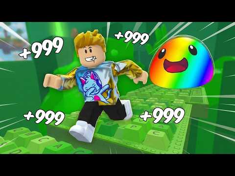 STARTING OVER with EVERY MAX SPEED GAMEPASS in +1 Speed Slime Keyboard Escape...