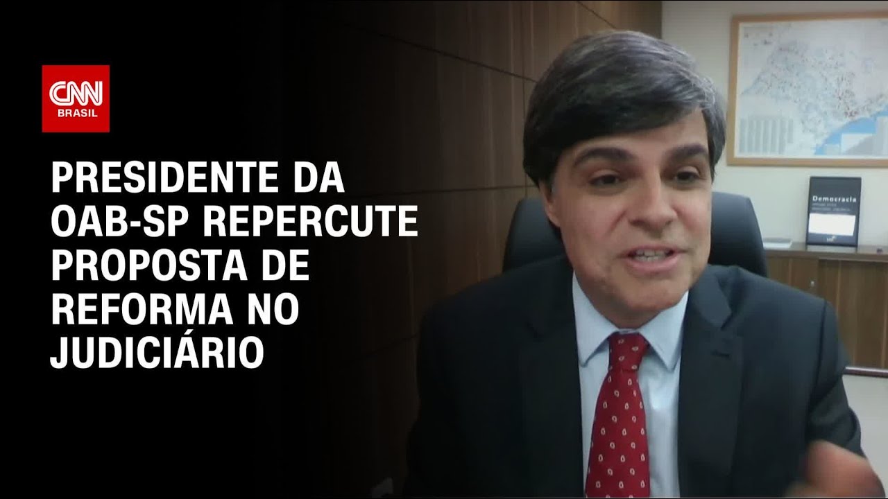 Presidente da OAB-SP defende redução da competência criminal do STF | CNN 360º