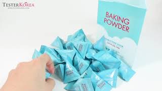 Скраб для очищения кожи лица с содой Etude House Baking Powder Crunch Pore Scrub (Видео 1)