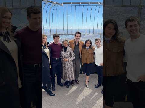 The cast of CBS’s Eternally Yours visits the Empire State Building