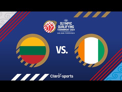 Preolímpico de básquetbol | Lituania vs Costa de Marfil | Puerto Rico 2024