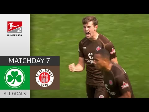 Wild drama in Fürth! | Fürth - FC St. Pauli 2-2 | All Goals | Matchday 7 –  Bundesliga 2 - 2022/23