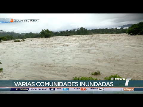 Varias familias en Bocas del Toro incomunicadas tras inundaciones