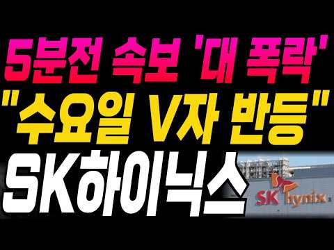 [SK하이닉스 삼성전자 한미반도체 주가전망]🔥긴급속보🔥"수요일 V자 반등" -10% 대폭락 대응 방법! 주주님들 필수시청! #sk하이닉스 #삼성전자 #엔비디아 #강대표 #주식