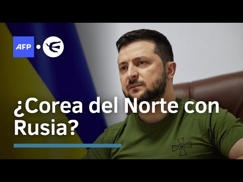 Presidente de Ucrania acusa a Corea del Norte de enviar tropas para el ejército ruso