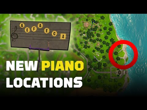 Fortnite: Play Sheet Music on Pianos near Pleasant Park and Lonely Lodge