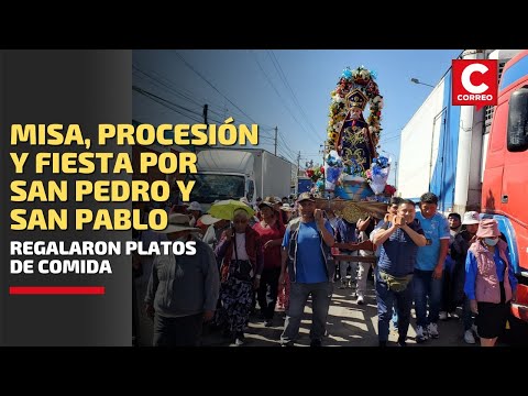 Misa, procesión y fiesta por San Pedro y San Pablo