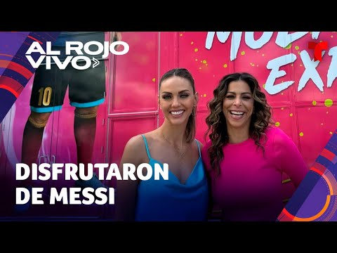 Jessica Carrillo y Lourdes Stephen recorren la primera exhibición inmersiva de Messi