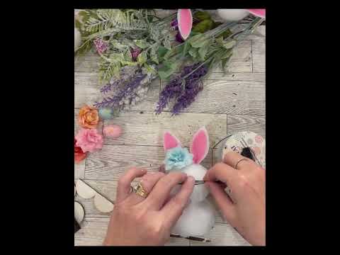 Dollar Tree Bunny Banner DIY