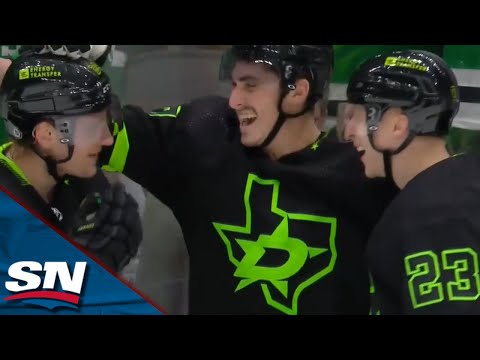 Stars Esa Lindell Sends Full Ice Saucer To Mason Marchment, Sets Up Roope Hintz Goal