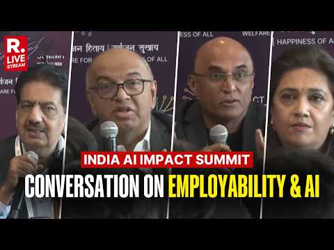 India AI Impact Summit 2026 LIVE | Conversation on employability & AI with CEA V Anantha Nageswaran