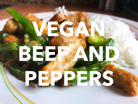 VEGAN BEEF AND PEPPER // TERNERA CON PIMIENTOS VEGANA