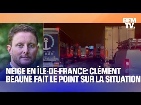 Neige: le point de Clément Beaune sur la situation des routes en Île-de-France en intégralité