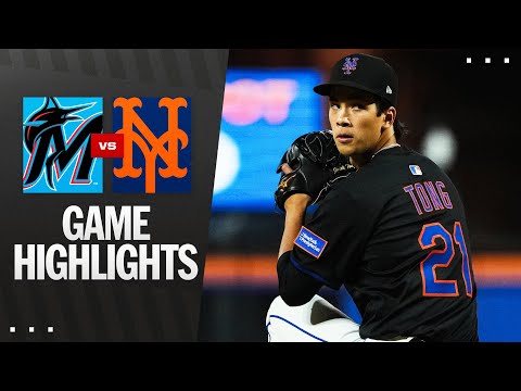 Marlins vs. Mets Game Highlights (8/29/25) | MLB Highlights