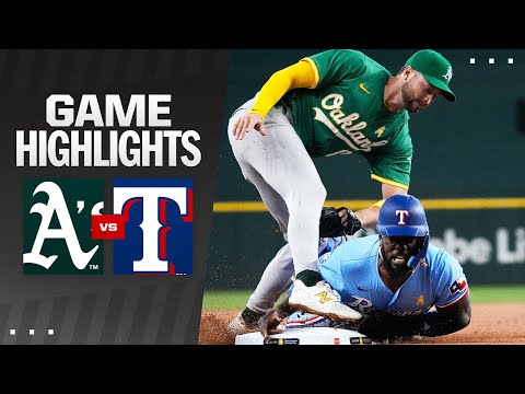 As vs. Rangers Game Highlights (9/1/24) | MLB Highlights