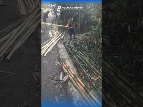 Keseriusan Pemdes Kasomalang Wetan Pasang Pagar di Jalan Salkiem Cegah Pembuangan Sampah Sembarangan
