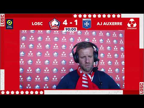 LIVE : suivez la seconde mi-temps de LOSC-AJ Auxerre en direct commenté - avec le CMNE