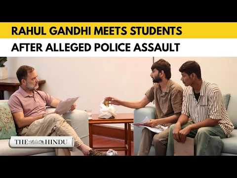 Rahul Gandhi releases video interacting with students allegedly assaulted by Delhi Police