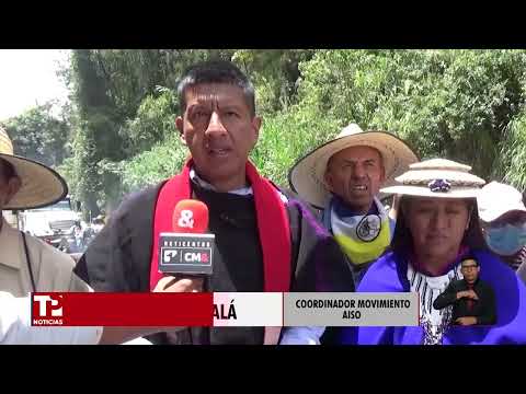 Hubo acuerdos con comunidades indígenas en la vía Panamericana