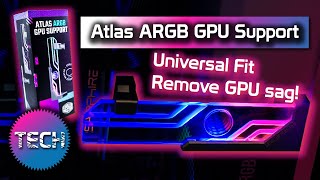 Vido-Test : Cooler Master Atlas ARGB GPU Support Bracket Review - Keep GPU's From Breaking, in Style