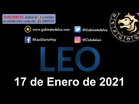 Horóscopo Diario - Leo - 17 de Enero de 2021.