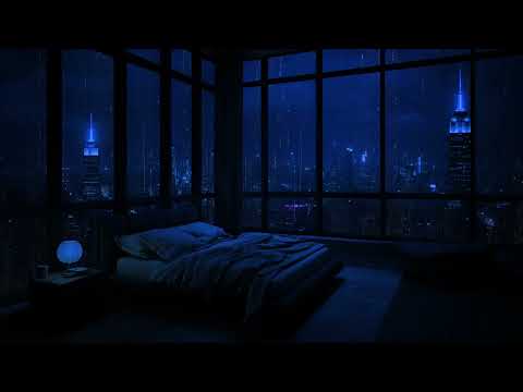Heavy Rain on Window 🌧️ Relaxing ASMR for Sleep & Stress Relief