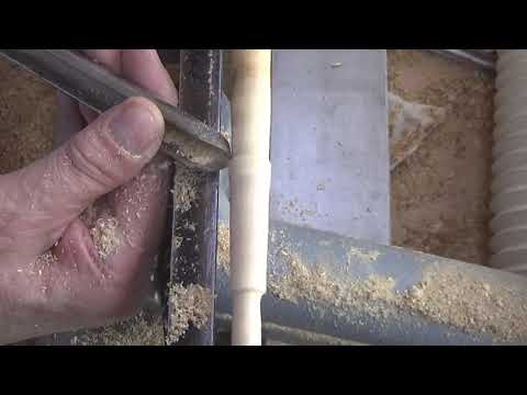 Woodturning at 54a #161 .Short video,long goblet
