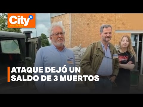 Sergio Jaramillo y Héctor Abad ilesos tras ataque con misil en Ucrania | CityTv