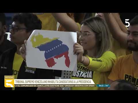 Tribunal Supremo de Justicia de Venezuela ratificó decisión de prohibir la candidatura de Machado