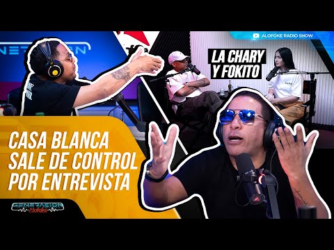 CRISTIAN CASA BLANCA SE SALE DE CONTROL POR ENTREVISTA DE LA CHARY Y FOKITO (GENERACION ALOFOKE)