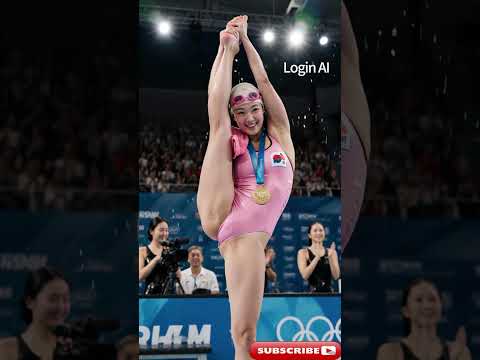 "새로운 역사를 쓰다" 수영 여제의 빛나는 금메달, 영원히 기억될 순간 🏆🌊#short #다이빙 #ailookbook #beautiful