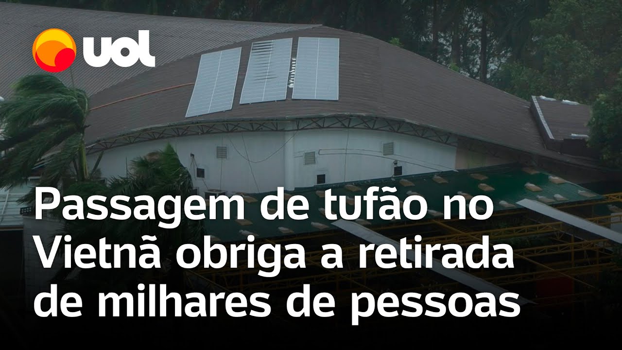Tufão Kajiki atinge o Vietnã e obriga a retirada de milhares de pessoas veja vídeos