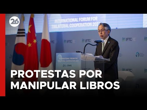 COREA DEL SUR | Manifestantes protestan por alteraciones en libros de texto japoneses