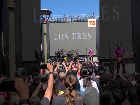 Así fue el regreso de Los Tres con concierto gratuito en Concepción