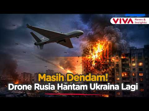Masih Dendam! Drone Rusia Serang Ukraina Lagi, 9 Orang Tewas