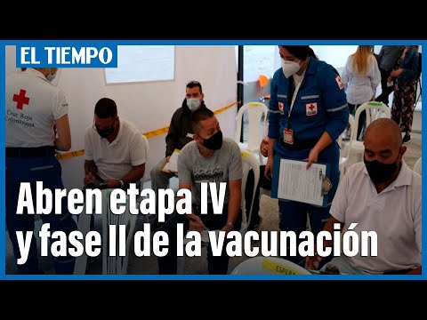 Minsalud anuncia apertura de la etapa IV y fase II de la vacunación