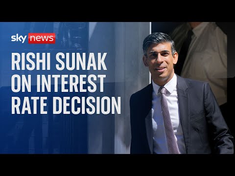 Watch live: Prime Minister Rishi Sunak responds to interest rate rise