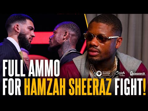 “frank warren gave me extra energy! ” ammo williams fired up for hamzah sheeraz & inspired by wilder