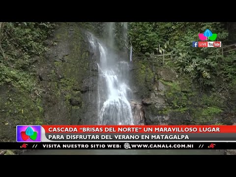 Cascada Brisas del Norte, un maravilloso lugar para disfrutar del verano en Matagalpa