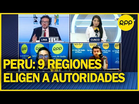 Segunda vuelta electoral: 9 regiones eligen hoy a sus autoridades