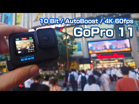 GoPro 11 10-Bit 4K 60fps test in Akihabara, Japan